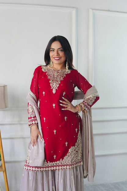 Crimson Elegance Ensemble