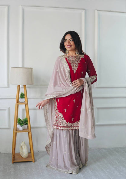 Crimson Elegance Ensemble