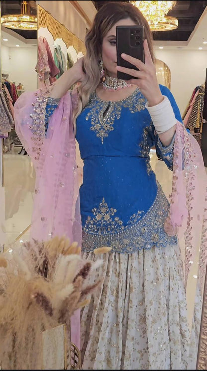 A Stunning White Lehenga for Timeless Festivities