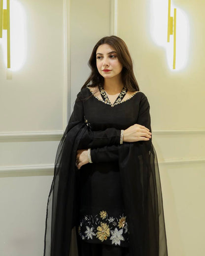 Confident Elegance in Black Suit