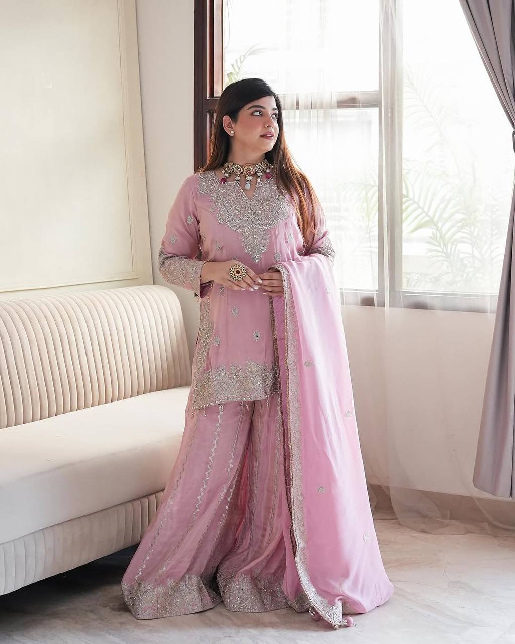 Blush Elegance Traditional Grace in Pink