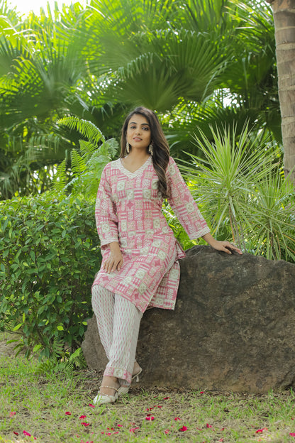 Premium Floral Capsul Printed Co-ord Set